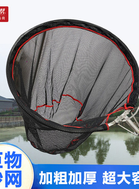 巨物抄网钓场大物抄网 青鱼鲟鱼青鱼特大号不锈钢加厚网兜 钓场帮