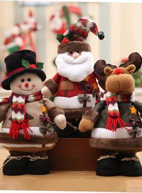 christmas decoration tree Snowmen and elk ornaments圣诞摆件