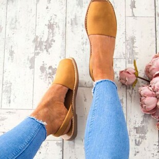 夏summer women flat 2018大码 ladies 平底女鞋 shoes sandals 凉鞋