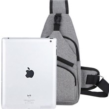 New shoulder bag men's charging bag sports canvas outdoor