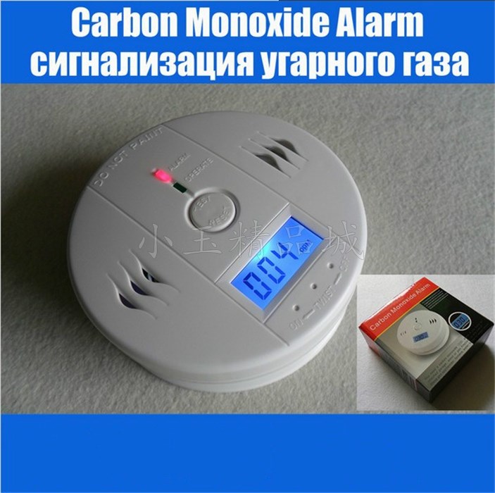 LCD CO Gas Carbon Monoxide Poisoning Alarm Detector Tester