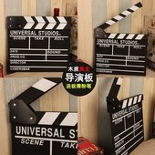 导演卡板场记板板子开机电影打板器婚纱拍板影视杂志摄影道具礼物