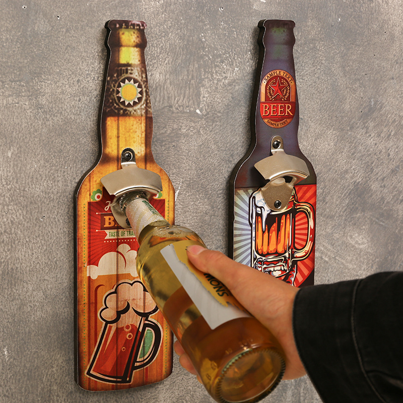 饭店酒吧壁挂式墙上装饰启瓶器