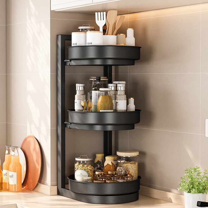 浴室厕所三角处多功能多层旋转