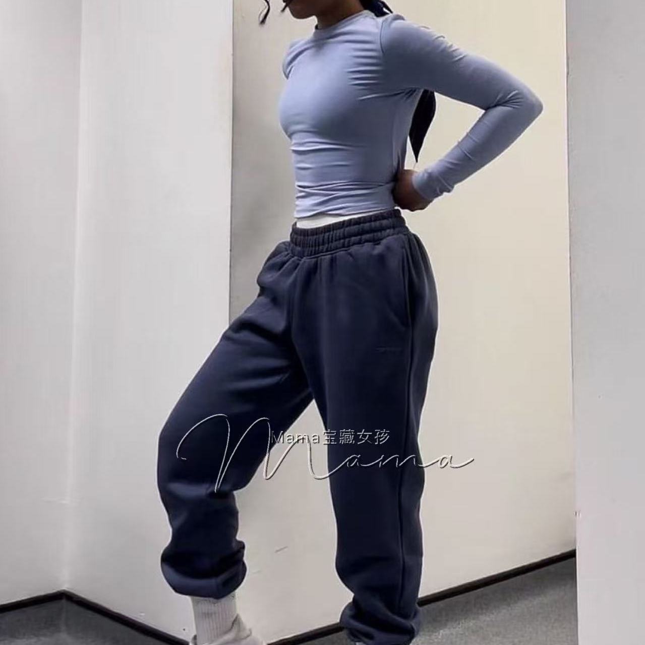 0001宝藏女孩健身撸铁卫裤健身裤