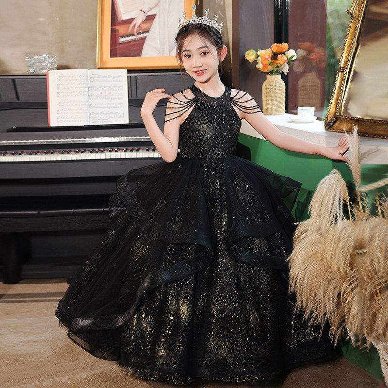 高级感儿童晚礼服女童公主裙图片