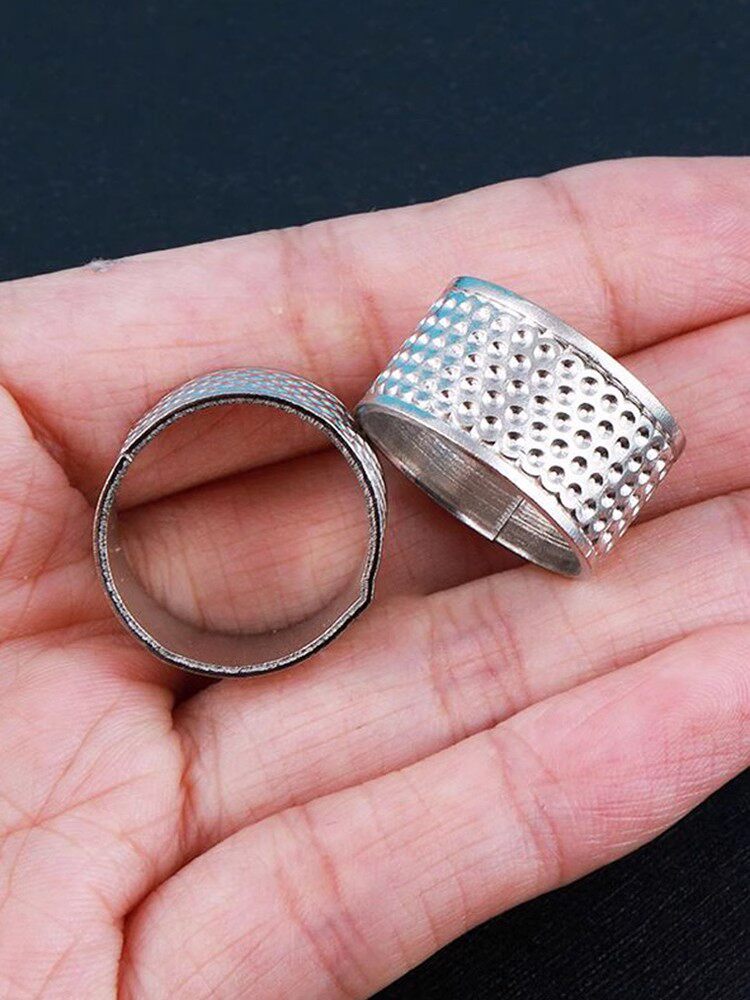 Утолщение наперстка diy использование бытовой швейной нижней иглы металлическая игла нить набор наперстков бытовая швейная игла пресс для шитья Изображение 1