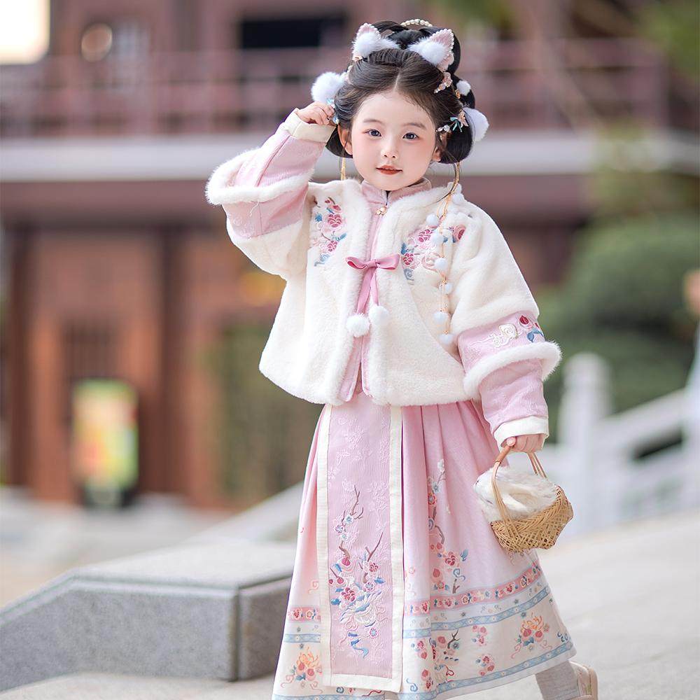 2025冬装新款汉服女童古风宝宝新年过年拜年服中国风儿童古装唐装,童装/婴儿装/亲子装,唐装,淘宝优惠券,粉丝福利购,淘宝优惠卷