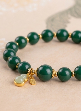 女款2026年新款天然水晶手串手链仿松石闺蜜手饰小众精致高级感