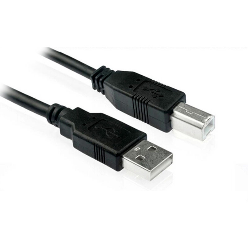 1.5/3/5米黑色USB2.0带磁环打印机扫描仪数据连接线配件厂家