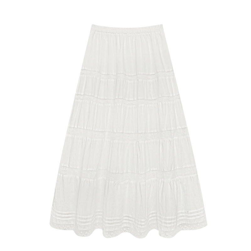 Hellooo Eat французская элегантная юбка-миди с декоративными швами, эластичная талия, летняя