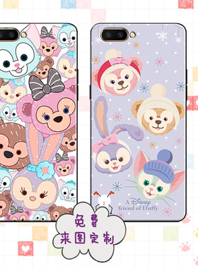达菲熊星黛露手机壳适用OPPO K1 3定制RENO6 5 4任意机型realmeX7