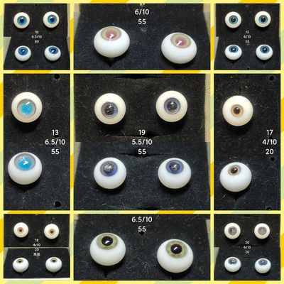 ▲猫殿▲1优惠 10mm BJD娃用玻璃眼珠 现货小尺寸 OB11 手捏娃
