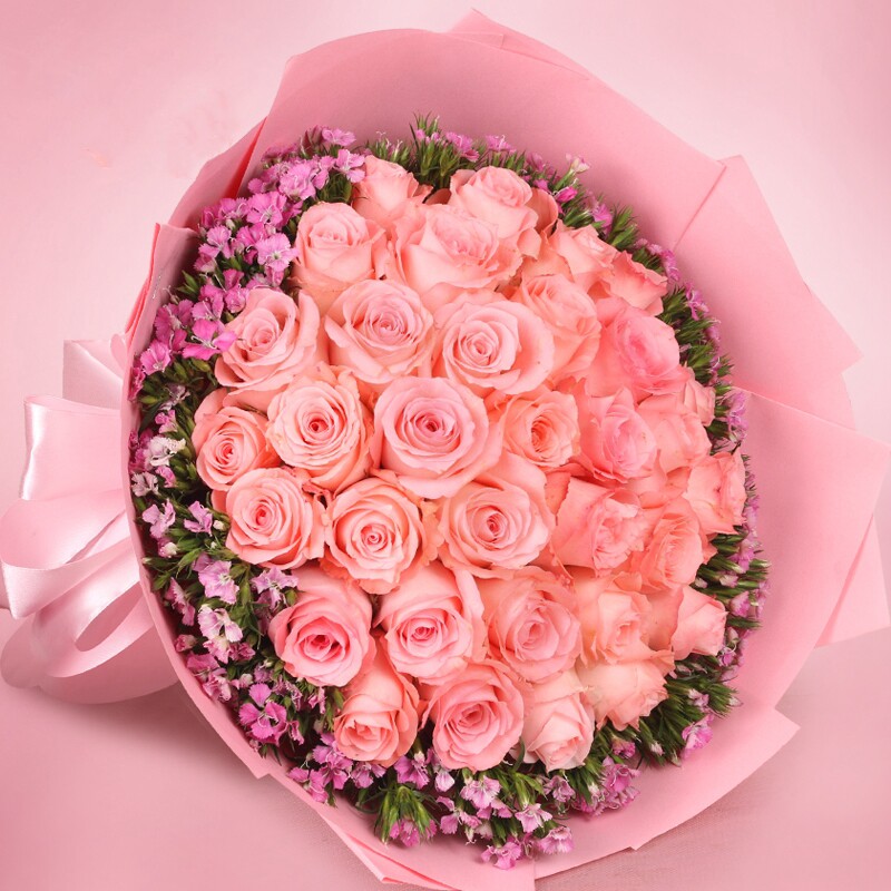 99朵玫瑰花束生日鲜花速递同城石家庄保定邯郸廊坊邢台唐山秦皇岛