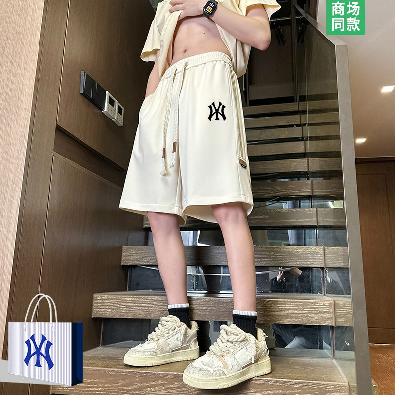 【专柜同款】高级感短裤男士夏季2025新款青少年痞帅风潮牌五分裤