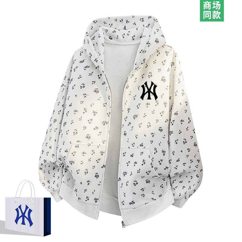 碎花开衫卫衣男酷帅穿搭连帽外套