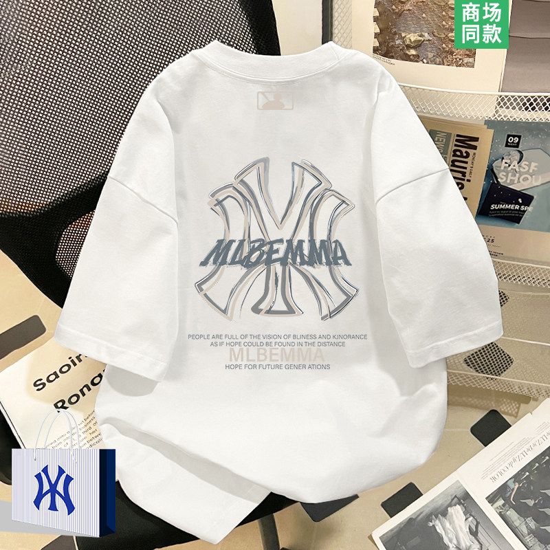 【奥莱折扣】美式潮牌短袖t恤男士夏季爆款体恤衫痞帅风半袖上衣