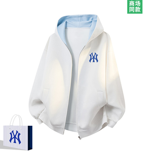 专柜新品 卫衣男士 青春帅气 开衫 潮牌宽松连帽外套 情侣装