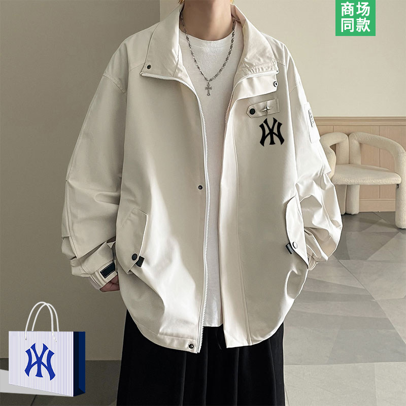 【专柜新品】格纹休闲裤男士春秋季2026新款青少年宽松潮牌运动裤