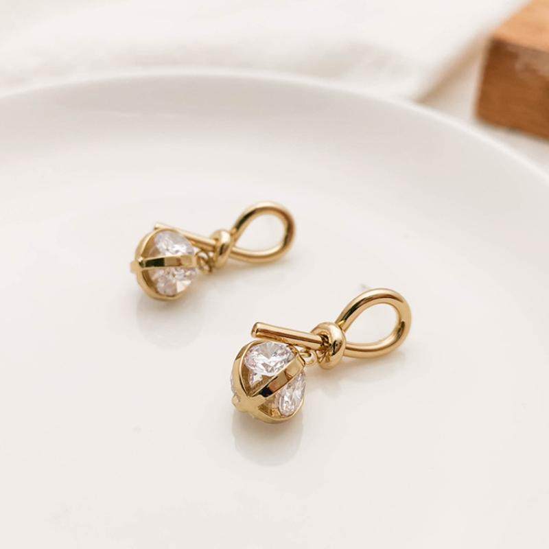 日韩国时尚钟表耳环可爱甜美兔子蝴蝶结卡通耳钉女耳饰2019新款潮