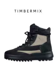 Kanye S5 Boots Season 5 Martin Boots for Men, Street High-Top Shoes, Autumn and Winter Thick-Soled Outdoor Boots, Trendy Short Boots
