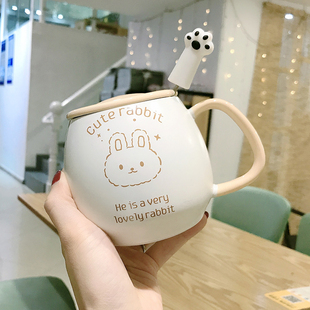 创意个性 陶瓷马克杯男女生可爱小清新办公室家用咖啡泡茶喝水杯子