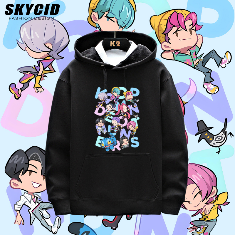 连帽卫衣男女秋冬cos服加绒上衣