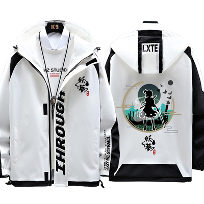 东方project游戏魂魄妖梦衣服男女情侣夹克时尚百搭款外套个性jl