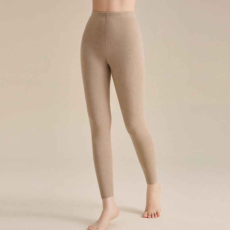 320克高腰磨绒保暖秋裤女士秋冬加绒加厚发热暖腹护肚保暖裤长裤