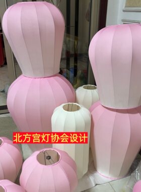 地插孔明灯笼天幕灯笼水上小溪湖畔户外防水古风民宿悬挂灯笼定制