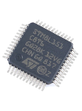 原装正品 STM8L151C8T6 LQFP-48 16MHz/64KB快闪记忆体/8位微控制