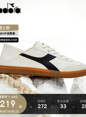 diadora迪亚多纳男女板鞋懒人鞋一脚蹬帆布休闲鞋Saunter slipon