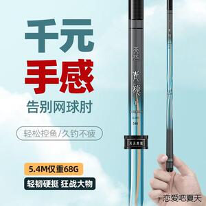 正品天元青龙钓鱼竿手竿高碳超轻超硬19调台钓竿28调鲫鲤鱼竿套装