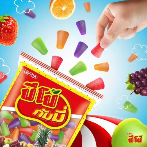 EURO明星代言水果软糖