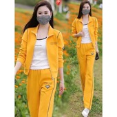 外套阔腿裤 休闲运动套装 洋气显瘦开衫 新款 减龄两件套潮 女2026春季