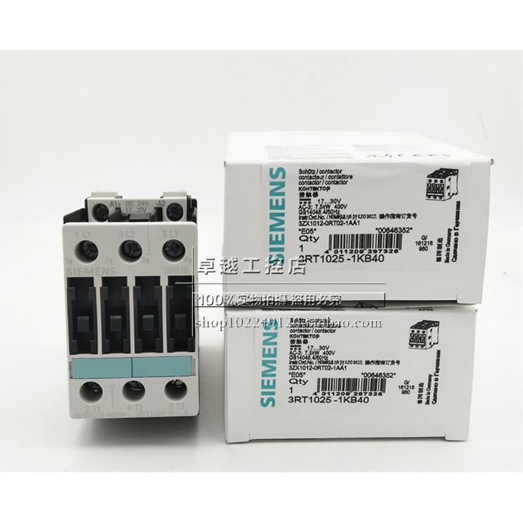 3RT1025-1KB40 17-30VDC 进口西门子直流接触器 3RT1025-1K..0