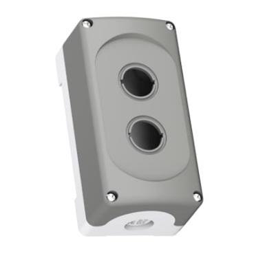 原装ABB灰色塑料按钮盒 MEP2-0 2位