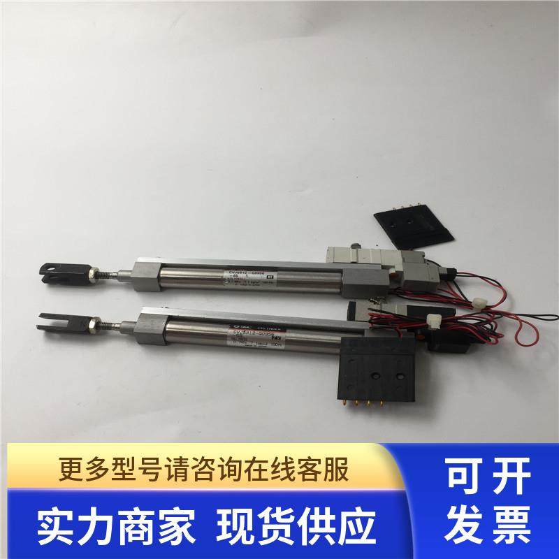 SMC气缸CVJ5B12-G0956-65+电磁阀SYJ3120-6L0-M3-X36+NVJ3120实拍