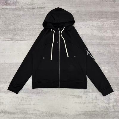 原标RO暗黑风格六芒星拉链帽衫