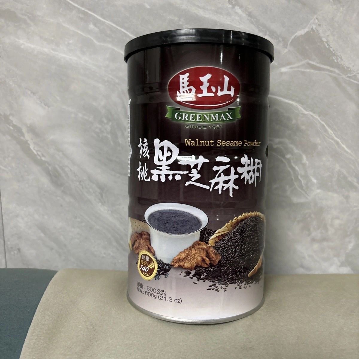 台湾进口马玉山核桃黑芝麻糊600g速食冲饮懒人早餐代餐粉高钙高铁