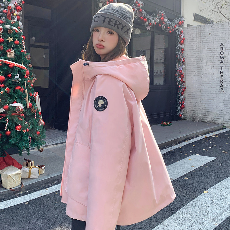 【现货】图新款韩系休闲冲锋衣羽绒服301A-8608-P265-K398,女装羽绒服,2C301