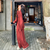 新款图安可拉红时尚两件套装301A-8981-P155-K228，女装套装/套裙，2C301