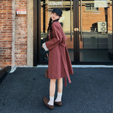 【现货】新款图撞色中长款风衣301A-8982-P155-K228，女装风衣，2C301