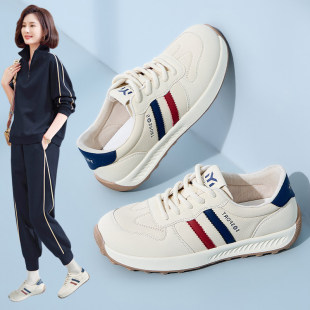 时尚 不累脚妈妈健步鞋 运动鞋 中年女式 拼色2杠 EVE发泡底轻便休闲鞋