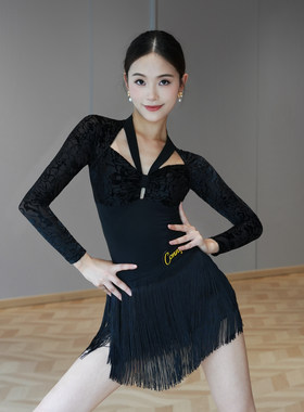 新款2025专业拉丁舞服女练功套装