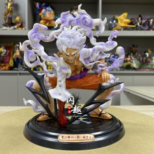 海贼太阳神蹲姿尼卡五档路飞二档果实觉醒动漫手办模型摆件