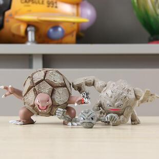 宠物ok精灵真新镇小拳ok石进化组隆隆石隆隆岩手办潮玩二次元公仔