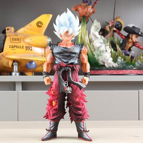 七龙珠YS周刊色白发初超悟空手办动漫模型桌面摆件生日礼物