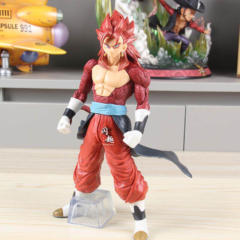 七龙珠 超级赛亚人仙豆悟空超四贝吉特 贝吉塔合体手办模型摆件