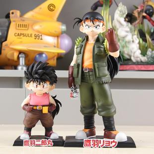 国产四驱大兄弟全人物共鸣第三弹鹰羽龙 鹰羽二郎丸手办动漫摆件